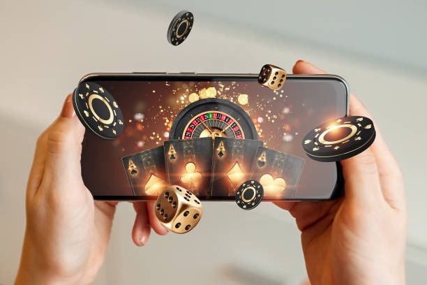 Galactic Gems slot interface showing five reels with gem and space symbols